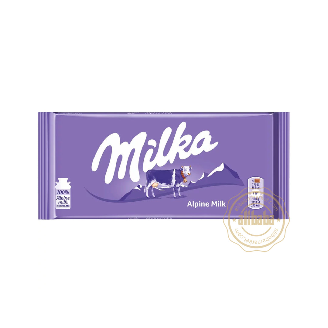 MILKA ALPINE MILK CHOCOLATE 100GR
