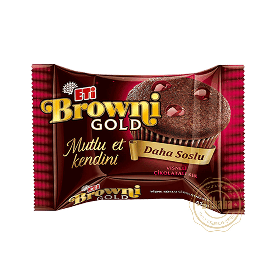 ETI BROWNI GOLD CAKE SOUR CHERRY CHOCOLATE 45GR