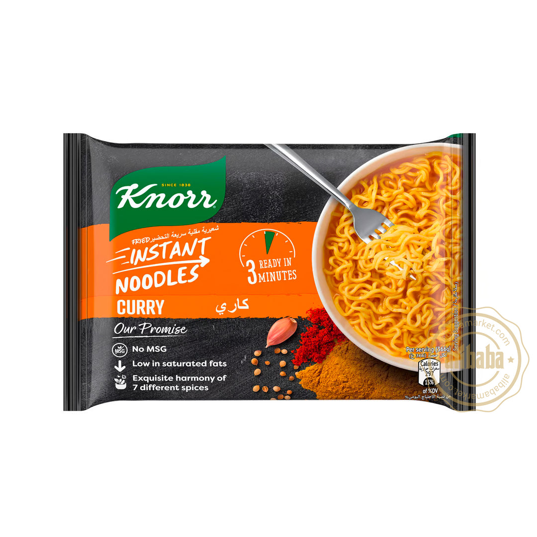 KNORR INSTANT NOODLE W CURRY 66GR