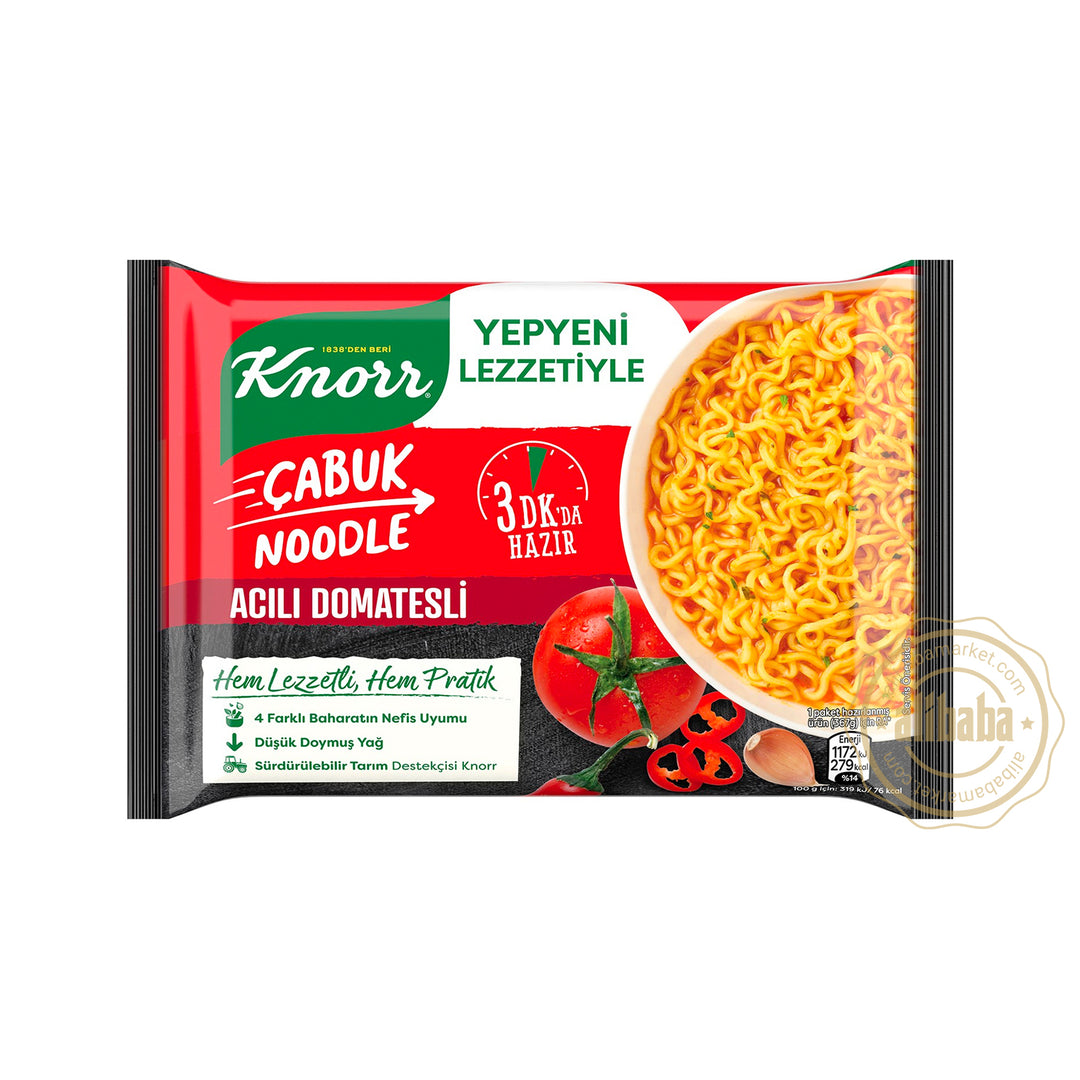 KNORR INSTANT NOODLE W HOT TOMATOES 67GR