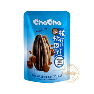 CHA CHA SUNFLOWER SEEDS CHINESE PECAN FLAVOR 160GR
